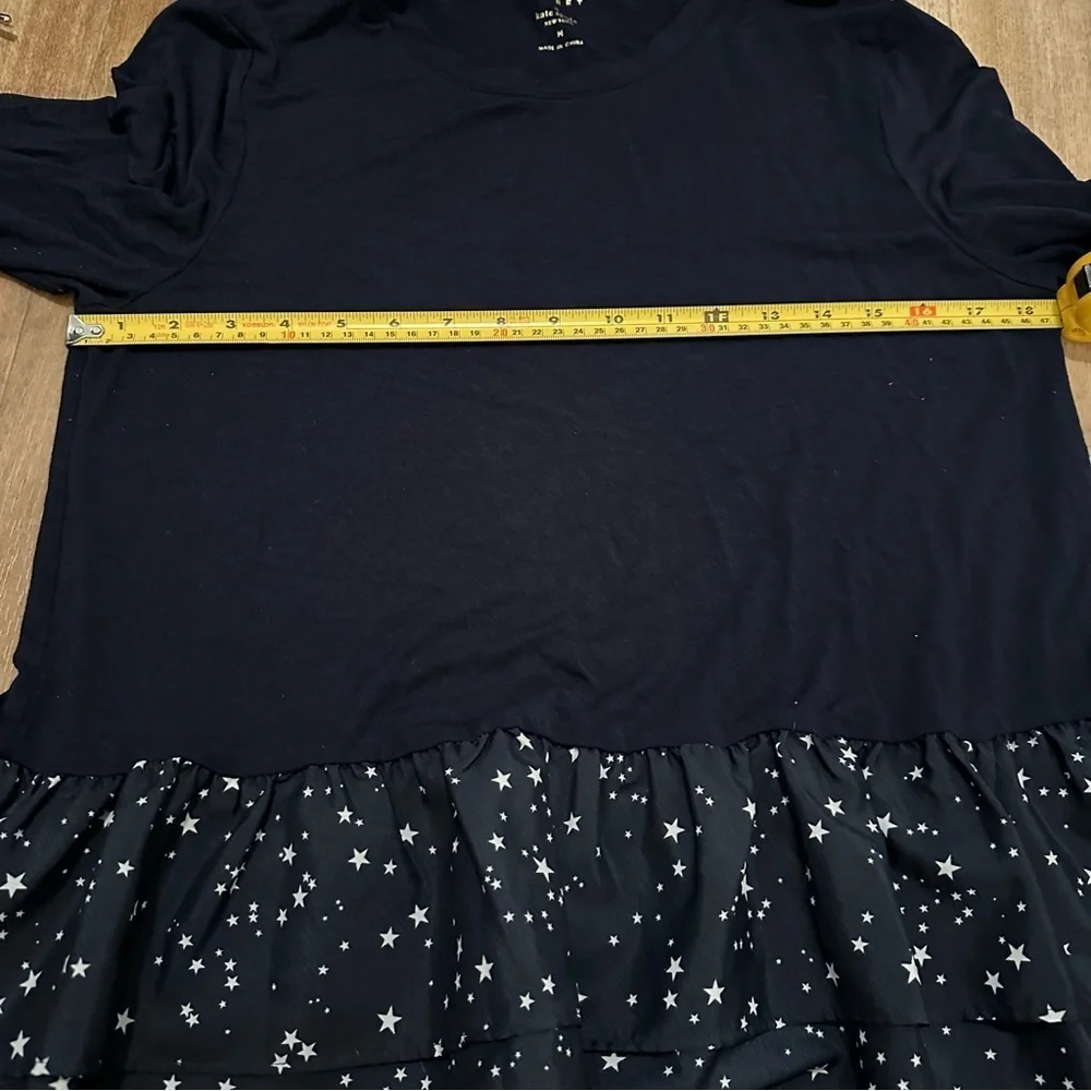 Kate Spade Broom Street Navy Blouse Size Medium